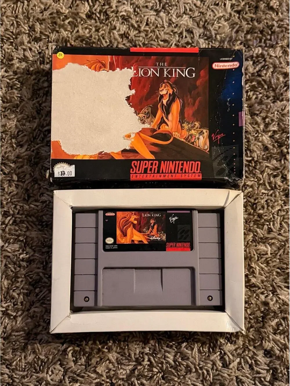 The Lion King for Super Nintendo